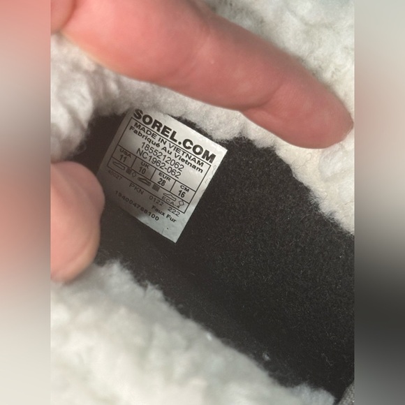 Sorel CHILDREN'S YOOT PAC™ NYLON BOOT Gray/Pink Little Kids Size 11 - Picture 8 of 9